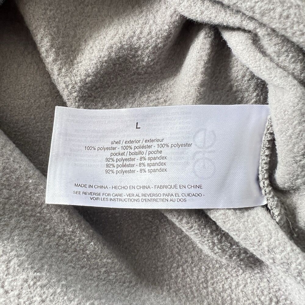 G.H.Bass Grey Longsleeve‎ Lightweight Pullover Front Pocket Sz L - Picture 5 of 5